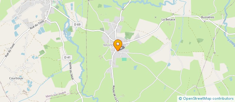 localisation de l'entreprise HOLDING SAROH à MONTIPOURET