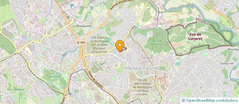 localisation de l'entreprise HOLDING SAULE PLEUREUR à MONTPELLIER