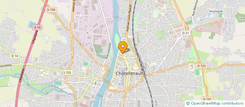 localisation de l'entreprise HOLDING SAUVETRE  CHATELLERAULT