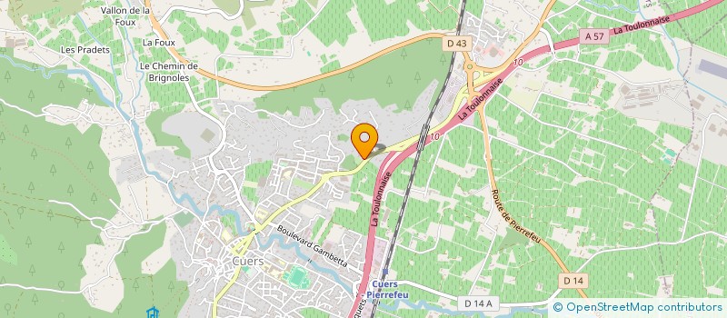 localisation de l'entreprise HOLDING SAYKE  CUERS