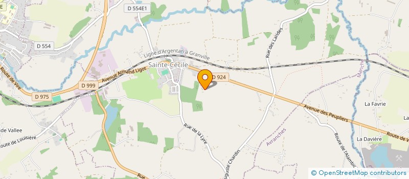 localisation de l'entreprise HOLDING SB  SAINTE-CECILE