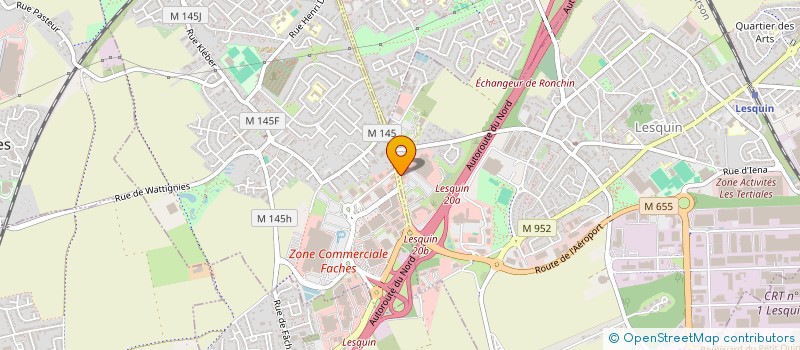 localisation de l'entreprise HOLDING SBA RESTAURATION à LESQUIN