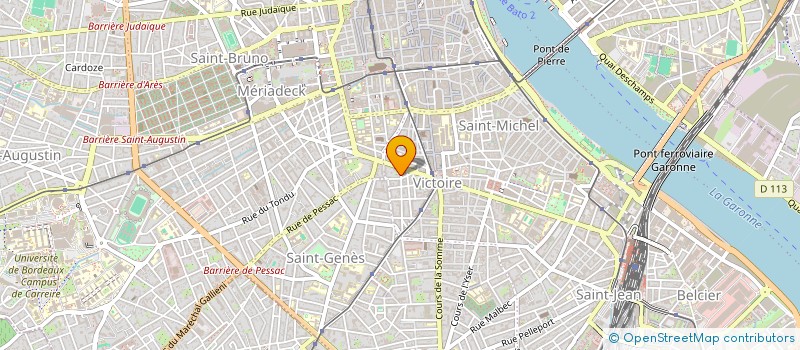 localisation de l'entreprise HOLDING SC  BORDEAUX