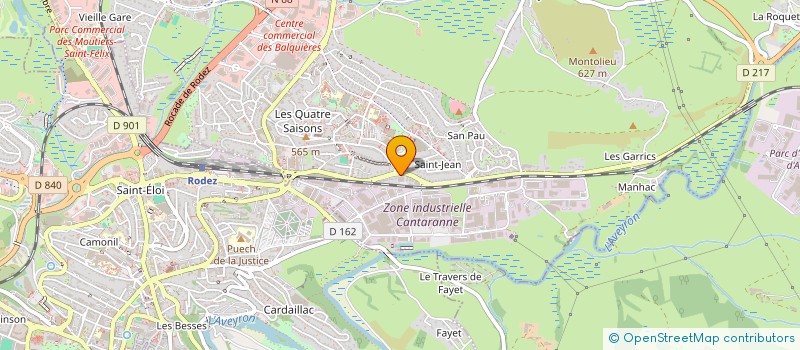 localisation de l'entreprise HOLDING SC  ONET-LE-CHATEAU