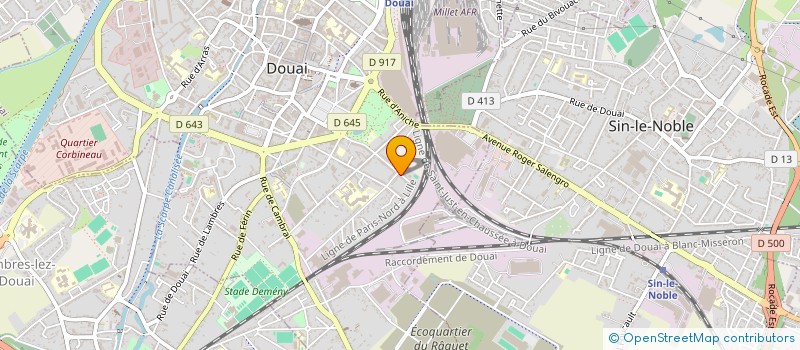 localisation de l'entreprise HOLDING SC à DOUAI