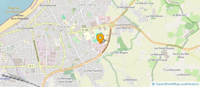 localisation de l'entreprise HOLDING SC PIERANE  SAINT-MALO