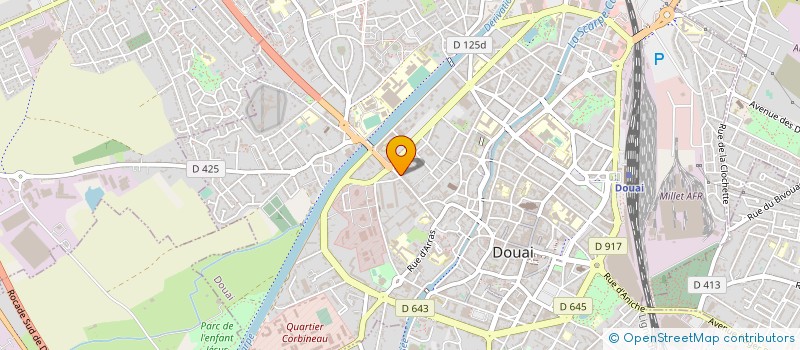 localisation de l'entreprise HOLDING SCA à DOUAI
