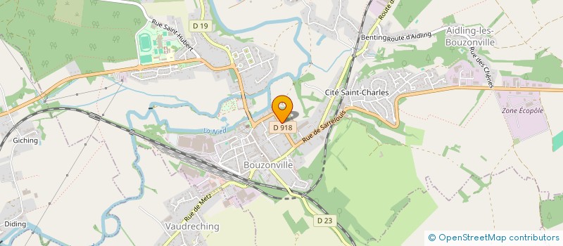 localisation de l'entreprise HOLDING SCENI PARTICIPATIONS  BOUZONVILLE