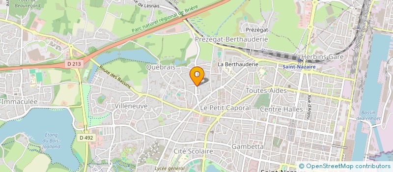 localisation de l'entreprise HOLDING SCEPI  SAINT-NAZAIRE