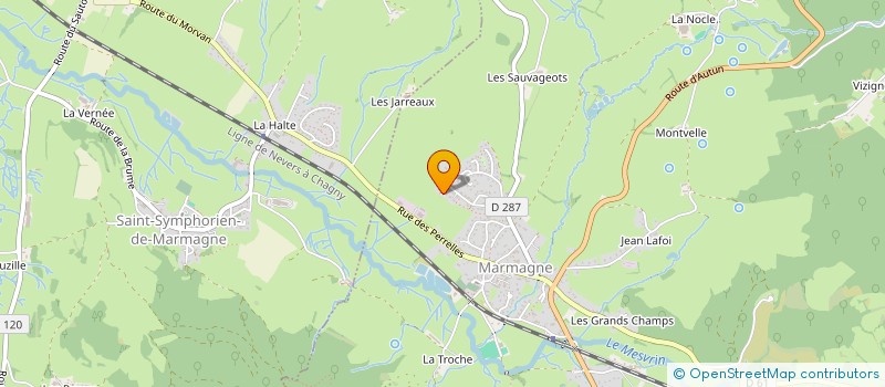 localisation de l'entreprise HOLDING SCHAEFFER  MARMAGNE