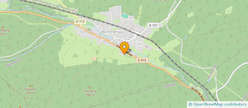 localisation de l'entreprise HOLDING SCHERER PASCAL  WIMMENAU