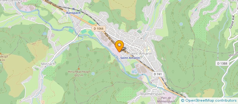 localisation de l'entreprise HOLDING SCHEUBEL  SAINT-AMARIN