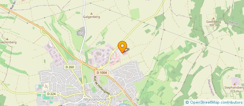 localisation de l'entreprise HOLDING SCS  WASSELONNE