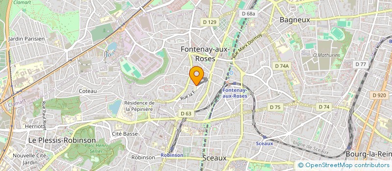 localisation de l'entreprise HOLDING SCT  PARIS