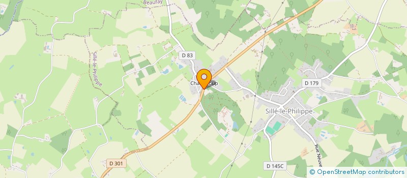 localisation de l'entreprise HOLDING SD  SILLE-LE-PHILIPPE