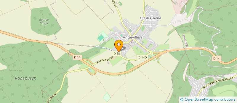 localisation de l'entreprise HOLDING SD FINANCES  CLOUANGE