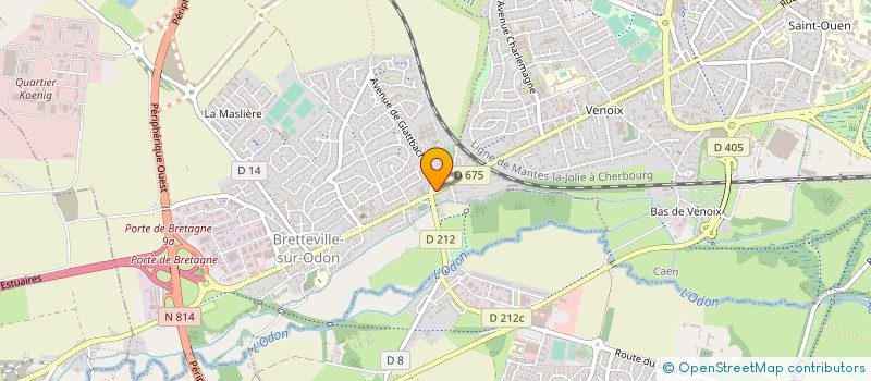 localisation de l'entreprise HOLDING SDC  BRETTEVILLE-SUR-ODON