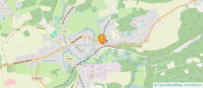 localisation de l'entreprise HOLDING SDR 51800  SAINTE-MENEHOULD