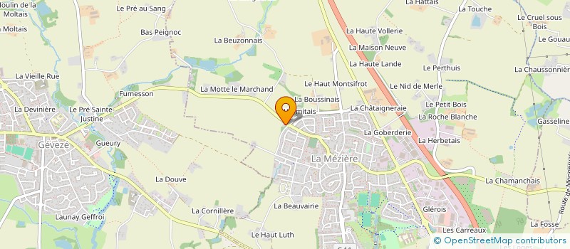 localisation de l'entreprise HOLDING SDX  LA MEZIERE