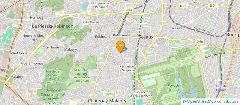 localisation de l'entreprise HOLDING SEDAGHATI NIA à SCEAUX