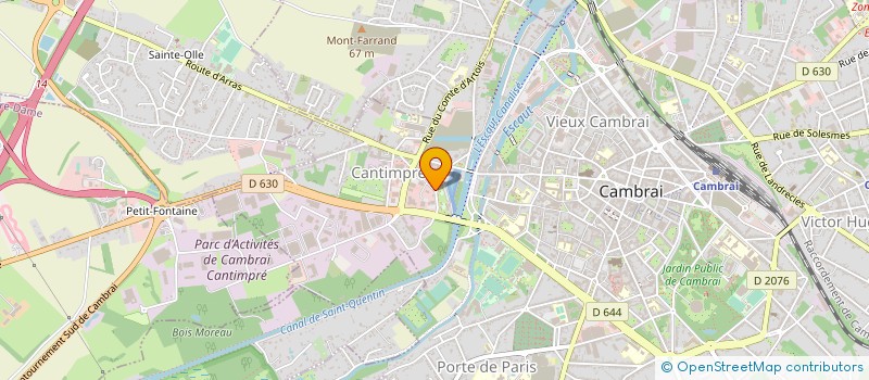 localisation de l'entreprise HOLDING SEDINA à CAMBRAI