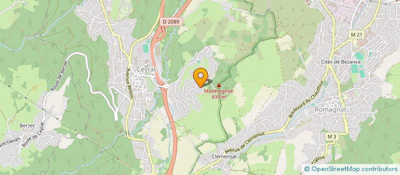 localisation de l'entreprise HOLDING SEFA  CEYRAT