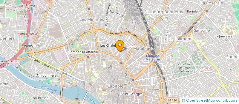 localisation de l'entreprise HOLDING SEGARRA  TOULOUSE