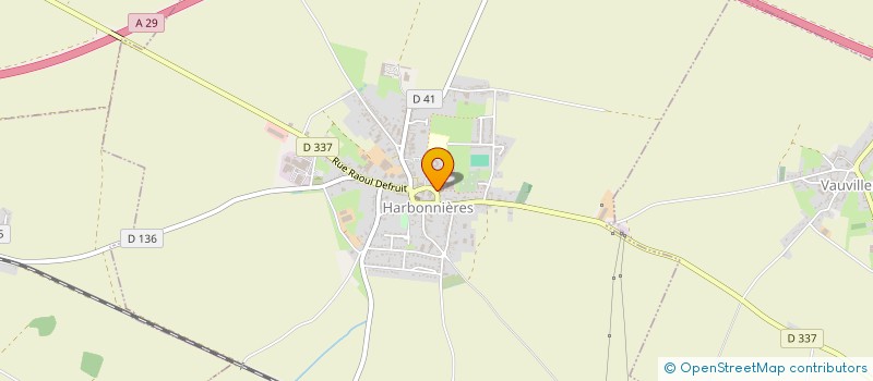 localisation de l'entreprise HOLDING SELLIER  HARBONNIERES