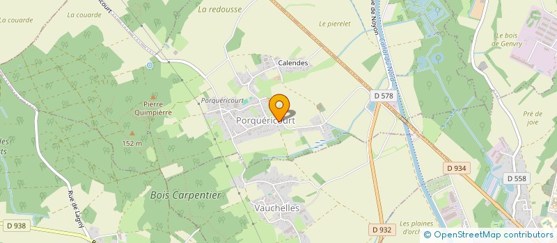 localisation de l'entreprise HOLDING SELY  PORQUERICOURT