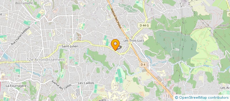 localisation de l'entreprise HOLDING SEMER  MARSEILLE