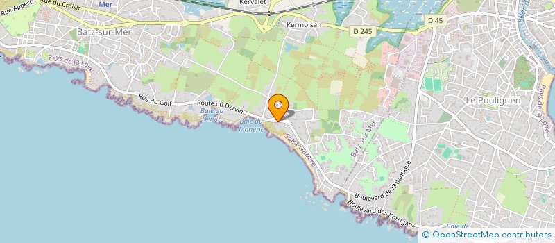 localisation de l'entreprise HOLDING SEPT OUEST  BATZ-SUR-MER