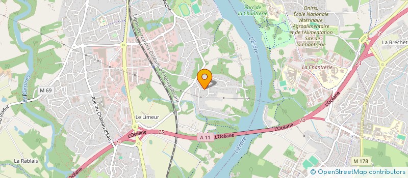 localisation de l'entreprise HOLDING SERFRAL à CHAPELLE-SUR-ERDRE (LA)