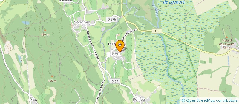 localisation de l'entreprise HOLDING SERPOL  FLAXIEU