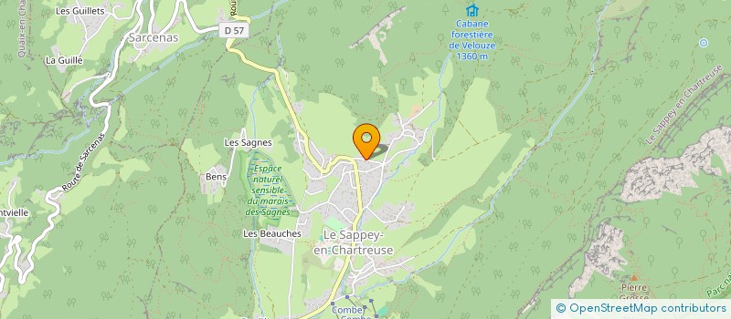 localisation de l'entreprise HOLDING SERVANT BONFORT  LE SAPPEY-EN-CHARTREUSE