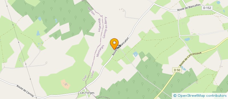 localisation de l'entreprise HOLDING SERVISTORE à CERNOY-EN-BERRY