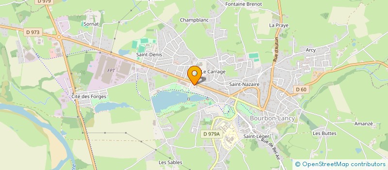 localisation de l'entreprise HOLDING SEURE  BOURBON-LANCY