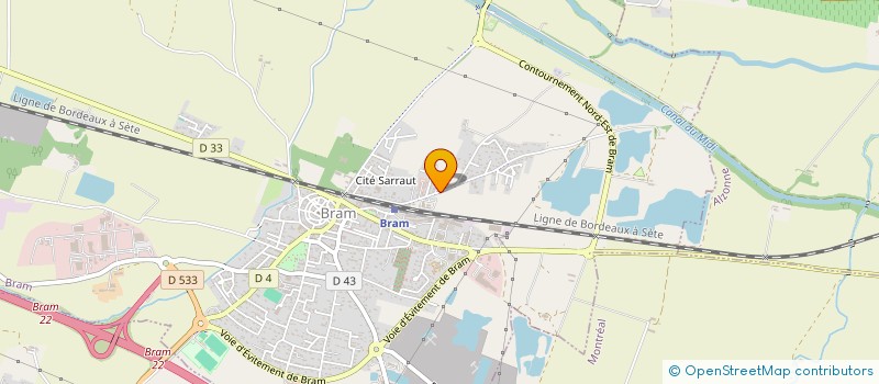 localisation de l'entreprise HOLDING SG  BRAM