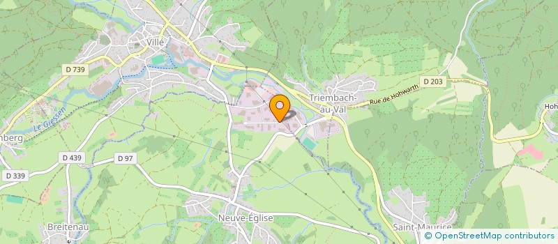 localisation de l'entreprise HOLDING SGA  NEUVE-EGLISE