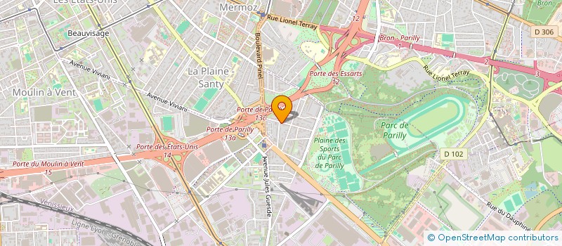 localisation de l'entreprise HOLDING SGH  VENISSIEUX