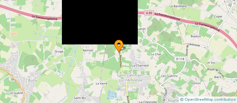 localisation de l'entreprise HOLDING SGN INVEST  SAINT-GERMAIN-NUELLES