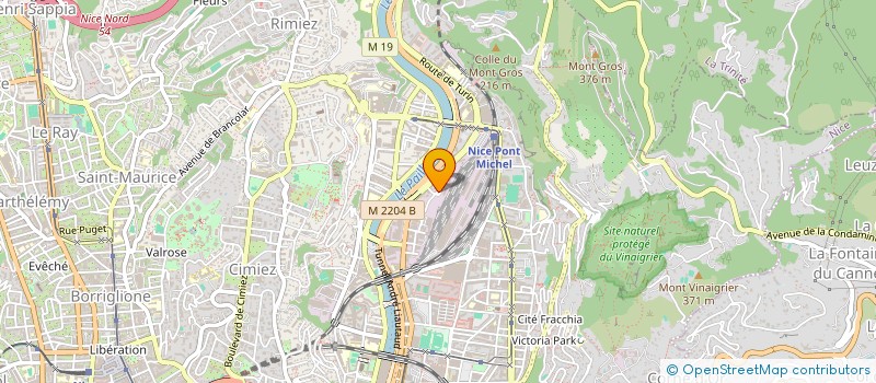 localisation de l'entreprise HOLDING SHERINE à NICE
