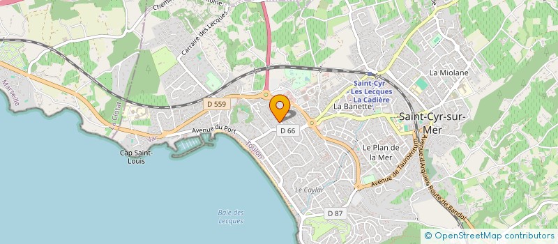 localisation de l'entreprise HOLDING SHEYLOL à SAINT-CYR-SUR-MER