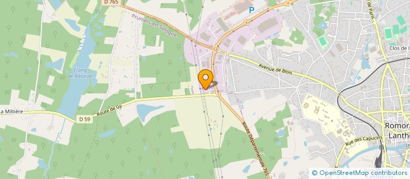 localisation de l'entreprise HOLDING SHORT  PRUNIERS-EN-SOLOGNE