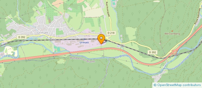 localisation de l'entreprise HOLDING SIAT  URMATT