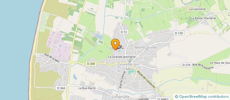 localisation de l'entreprise HOLDING SIATKOWSKI  GOUVILLE-SUR-MER