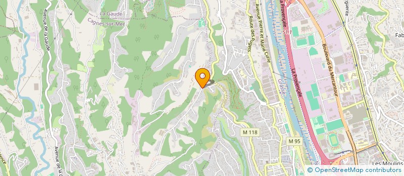 localisation de l'entreprise HOLDING SICARDY  CAGNES-SUR-MER