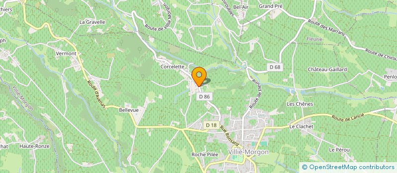 localisation de l'entreprise HOLDING SIEL  VILLIE-MORGON