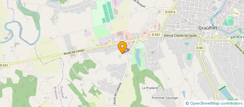 localisation de l'entreprise HOLDING SIGMA  GRAULHET