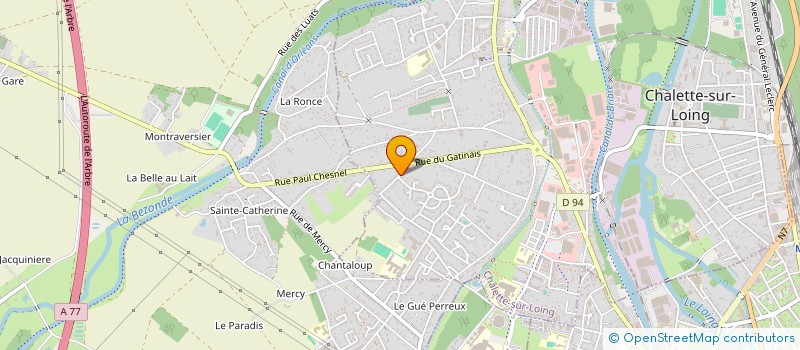 localisation de l'entreprise HOLDING SIMARS à CHALETTE-SUR-LOING