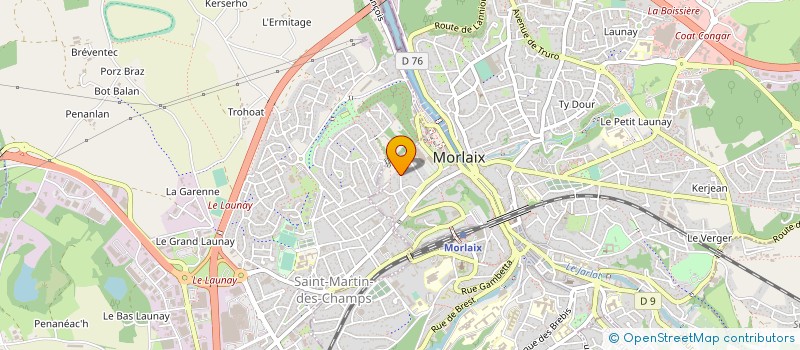 localisation de l'entreprise HOLDING SIMON à MORLAIX